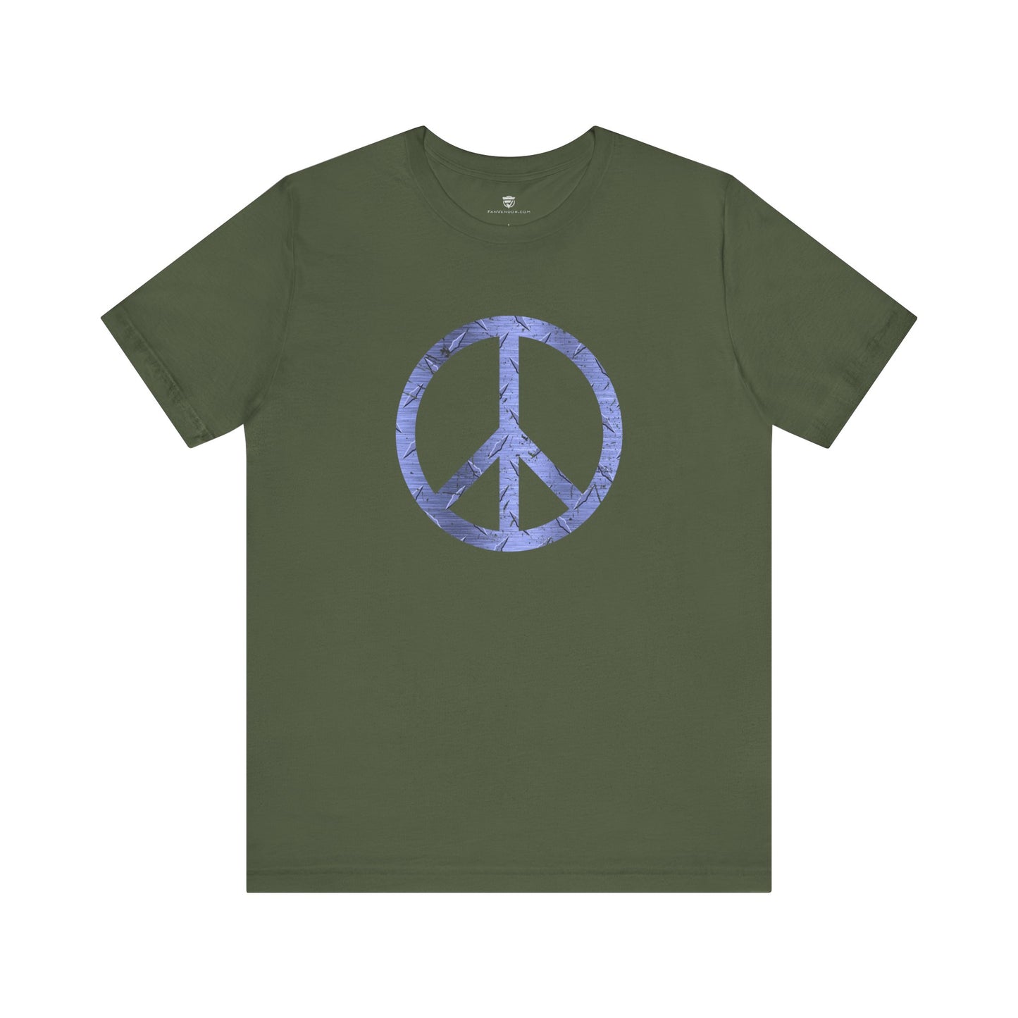 Cool Unisex T-Shirt Peace Sign Green