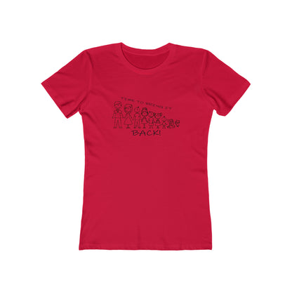 Positive Women's T-Shirt Inspirational Family Red