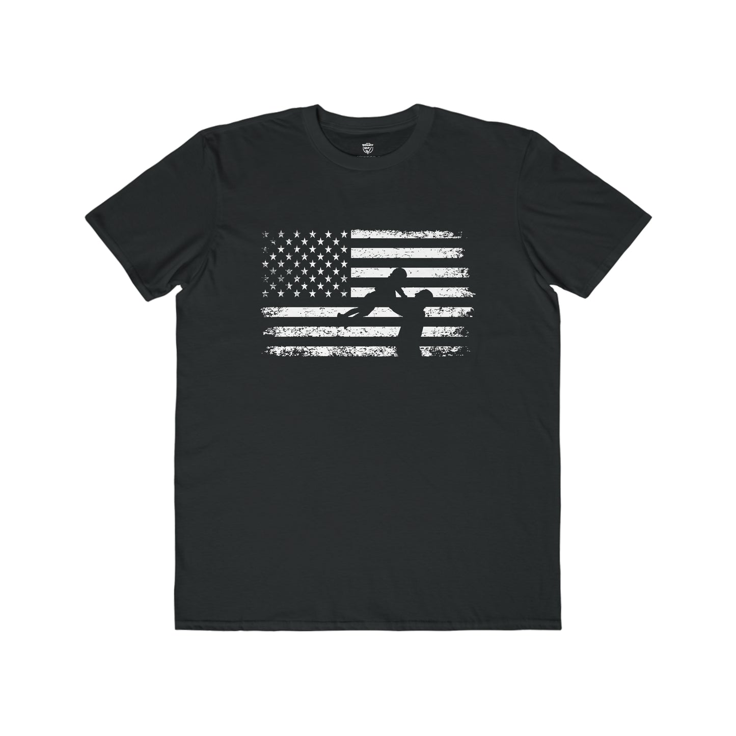 Patriotic Men's T-Shirt Dad Kid Black