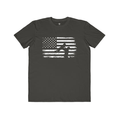 Patriotic Men's T-Shirt Dad Kid Smoke