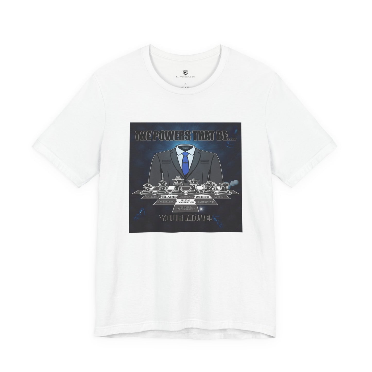 T-Shirt with chess design