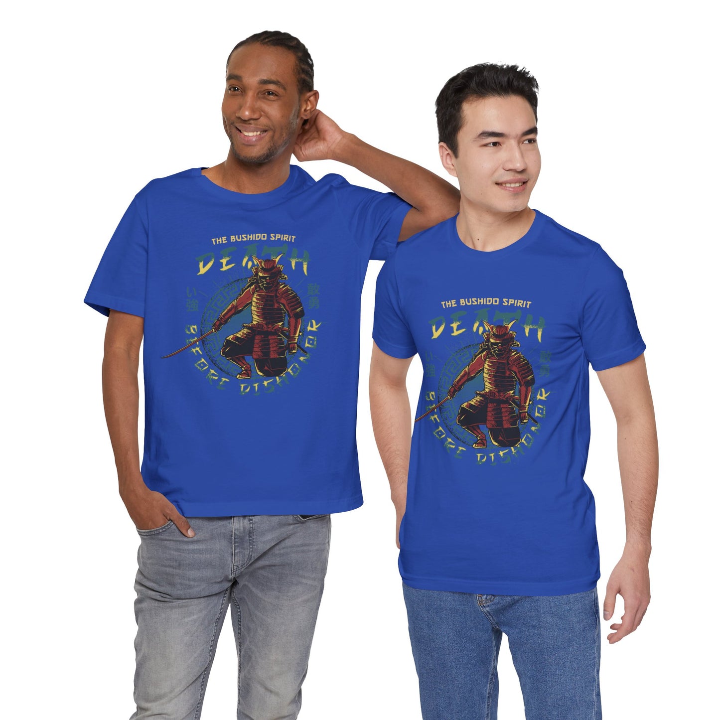 Unisex T-Shirt Samurai Japanese Blue