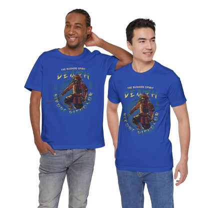 Unisex T-Shirt Samurai Japanese Blue