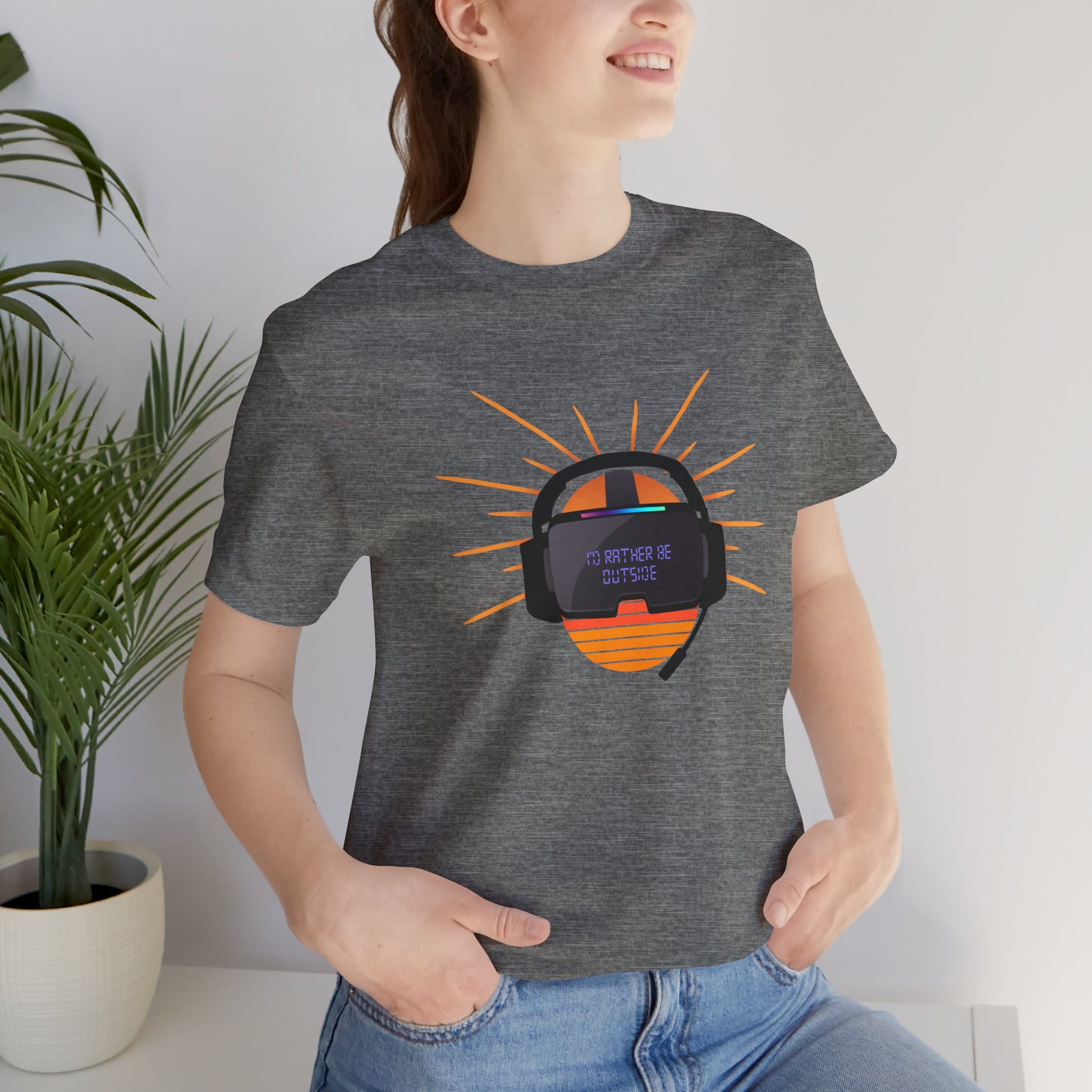 Funny Unisex T-Shirt Gamer Grey