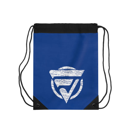 Athletic Accessory Drawstring Bag Blue Fan Vendor Logo