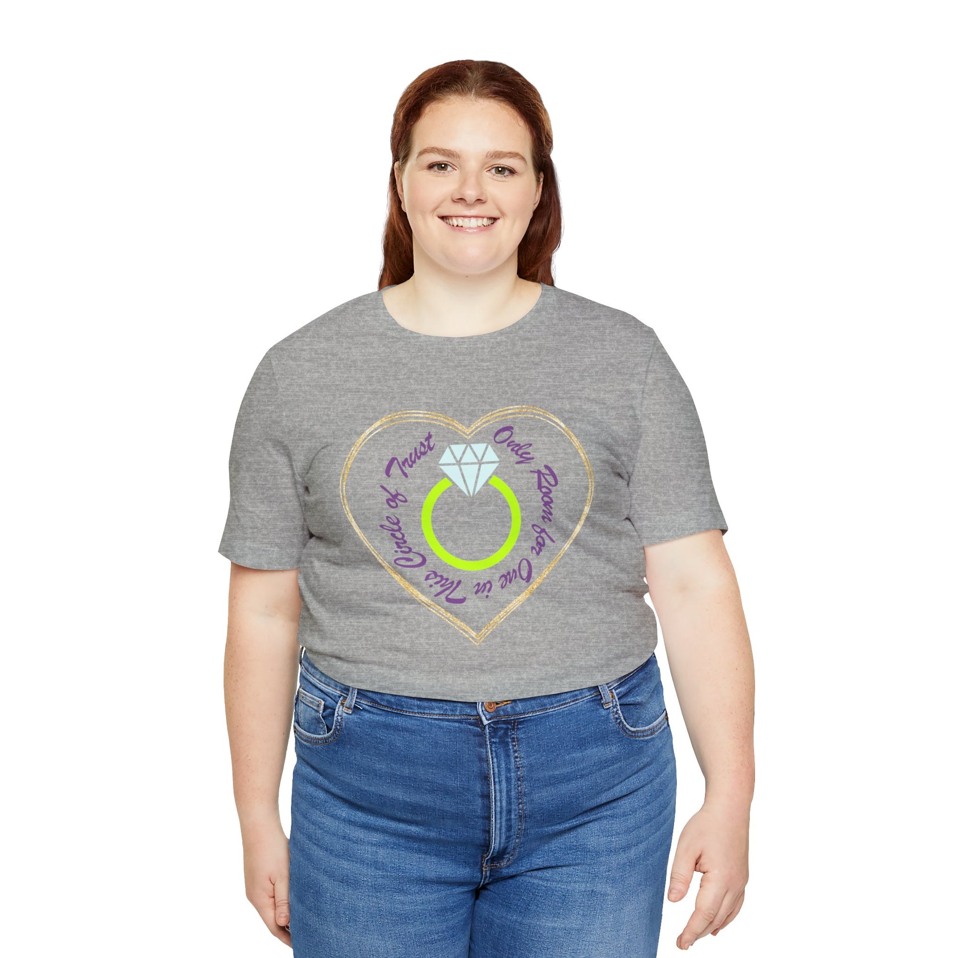 Funny Unisex T-Shirt Romantic Grey