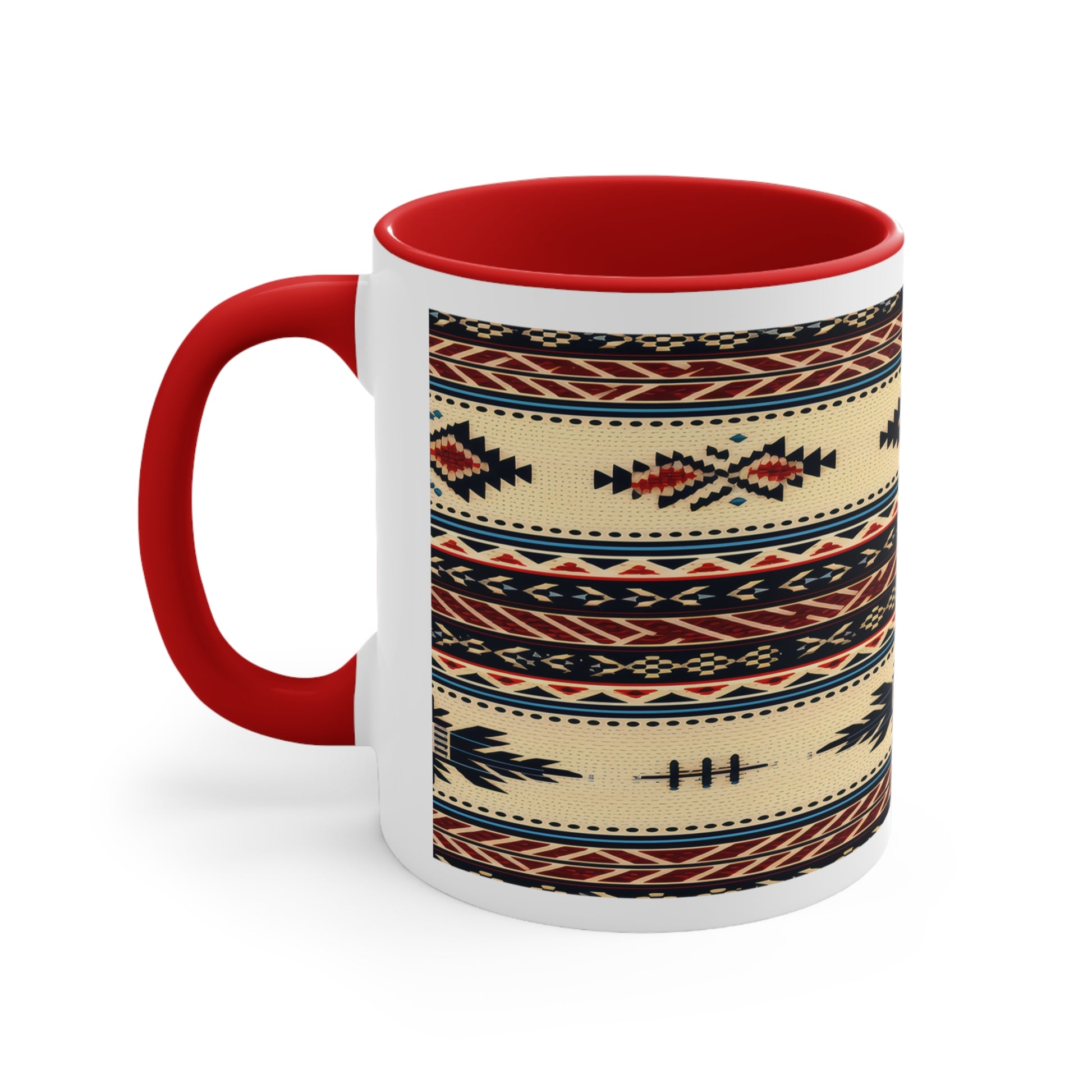 Accent Coffee Mug Native American Red