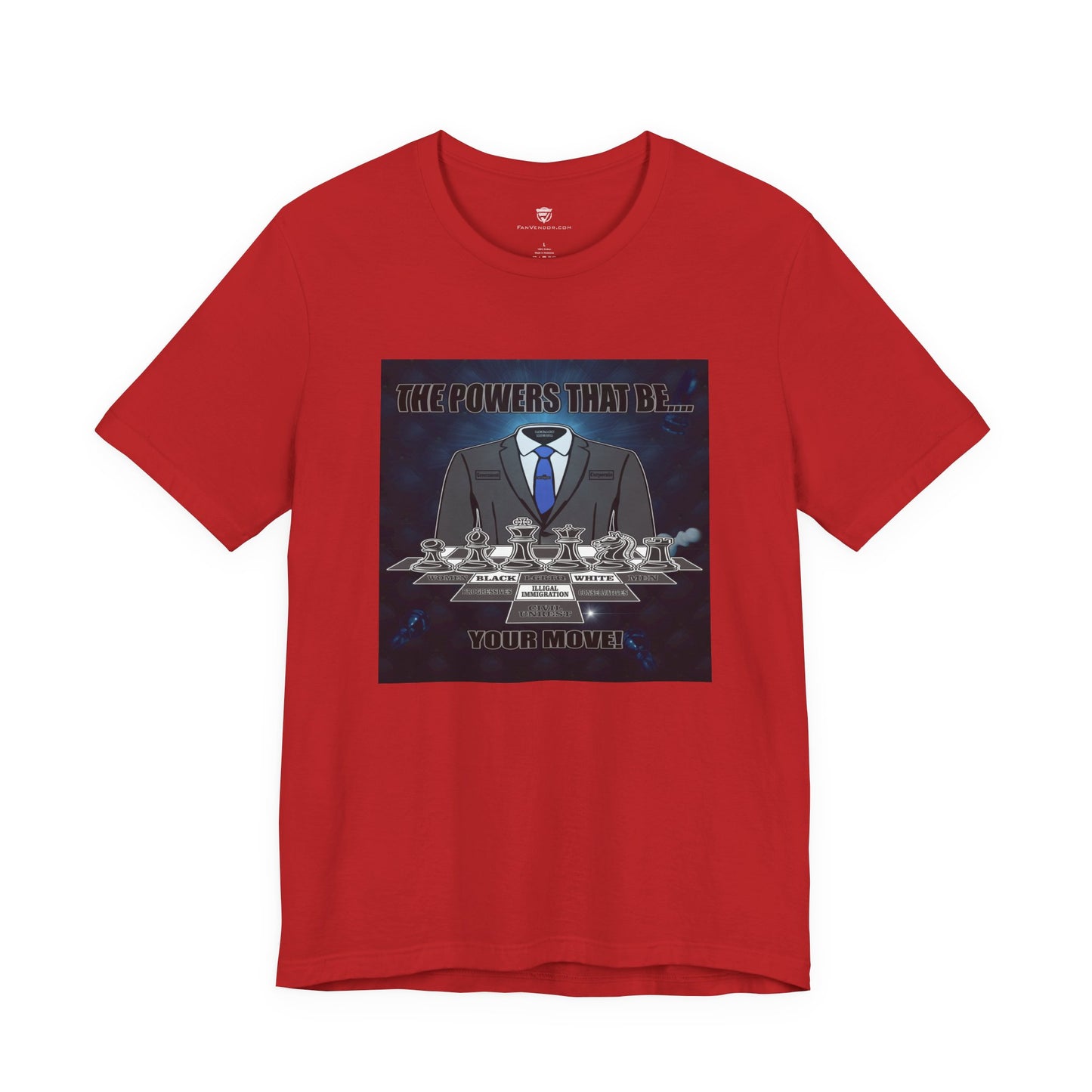 T-Shirt with chess design
