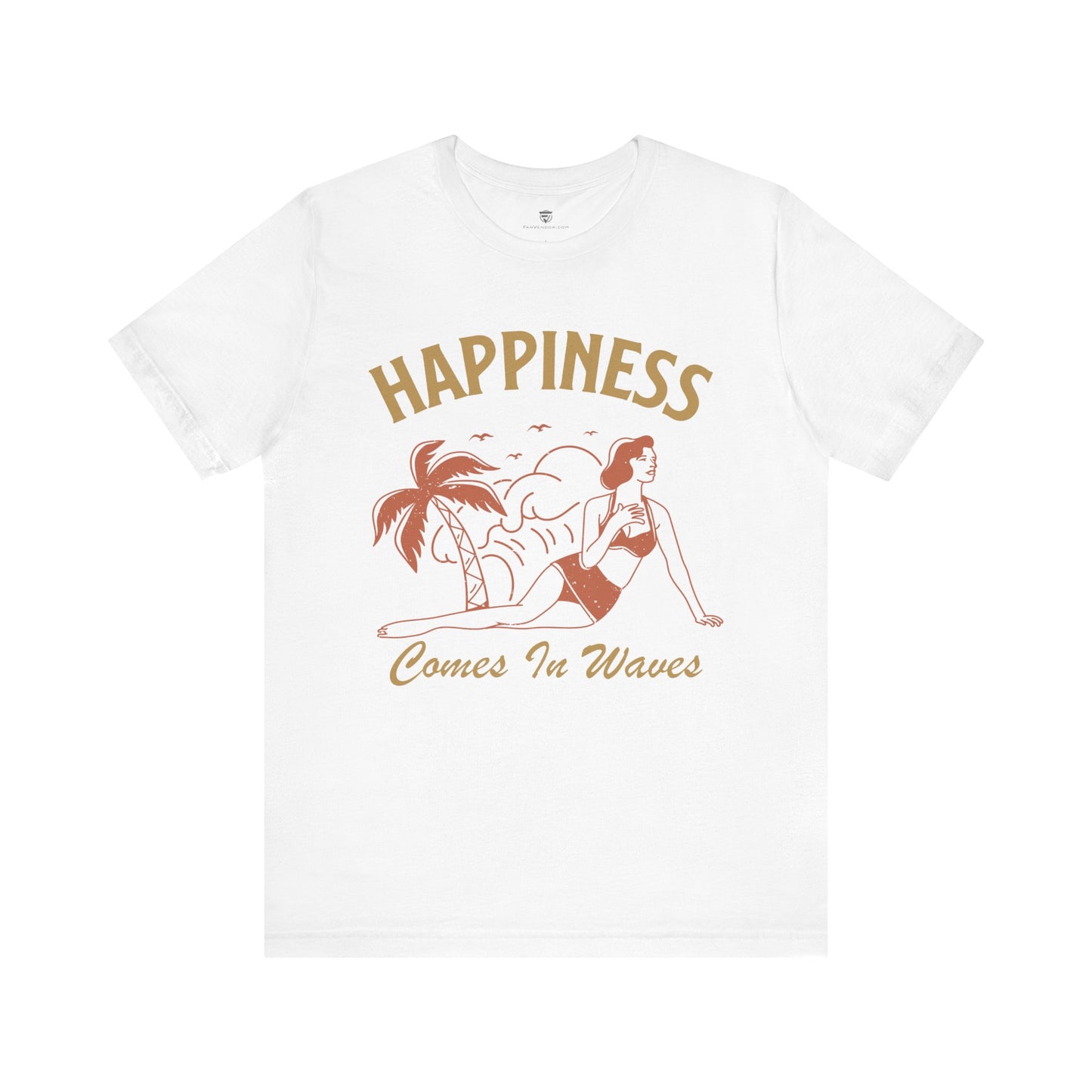 Unisex T-Shirt Beach Vacation White