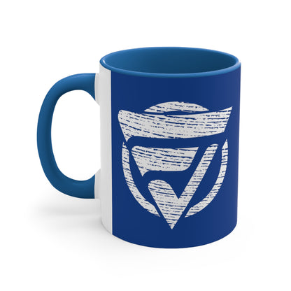 Accent Coffee Mug Logo Fan Vendor Blue