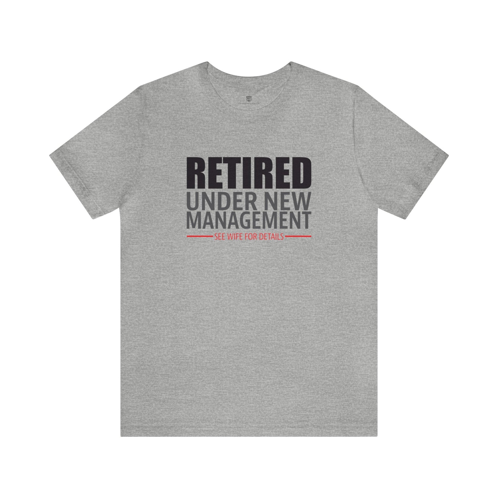 Funny Retirement Graphic Tee Grey