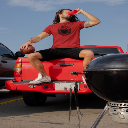 Motivational Unisex T-Shirt Football Red