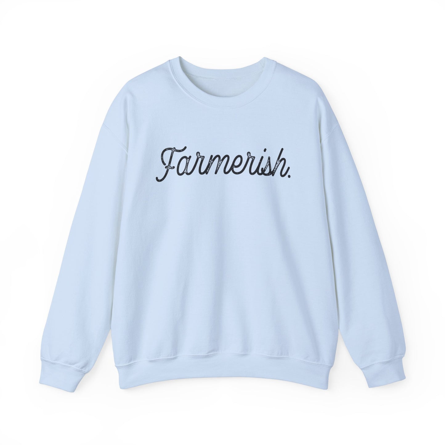 Unisex Funny Sweatshirt Farmer Blue