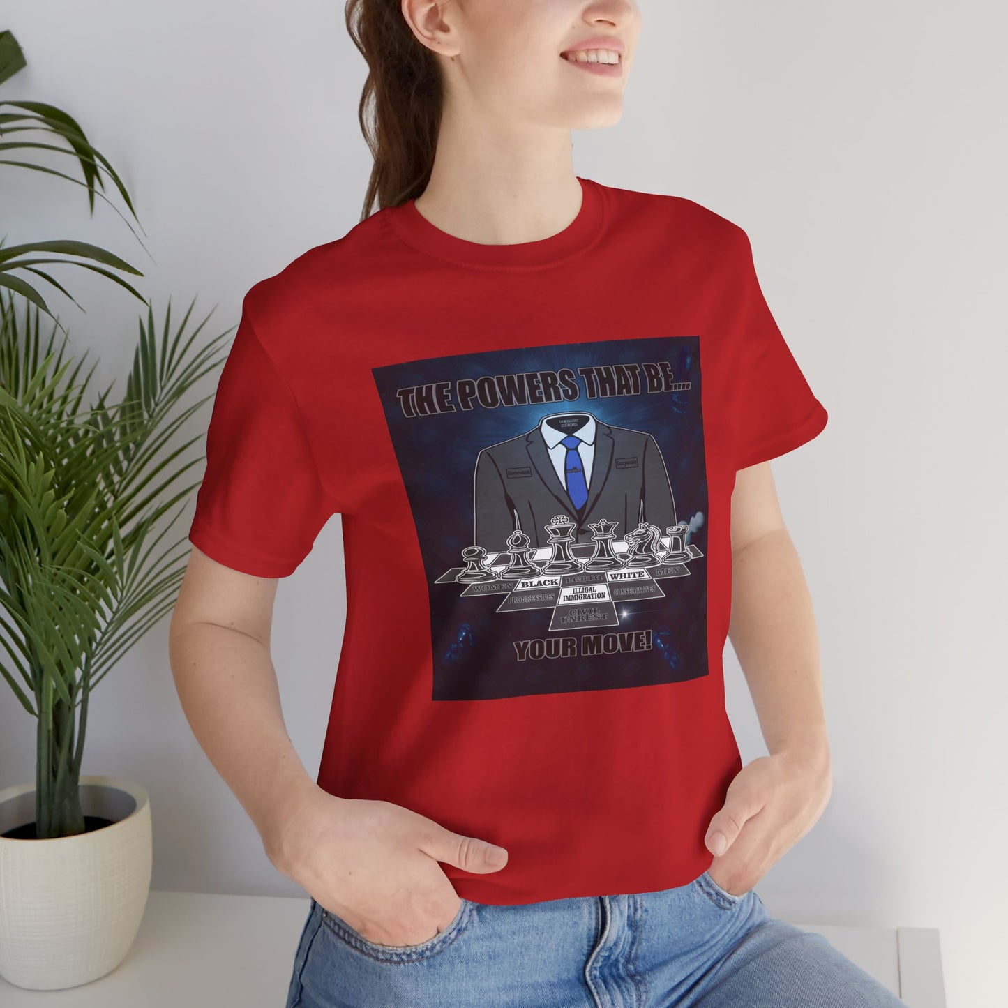 T-Shirt with chess design