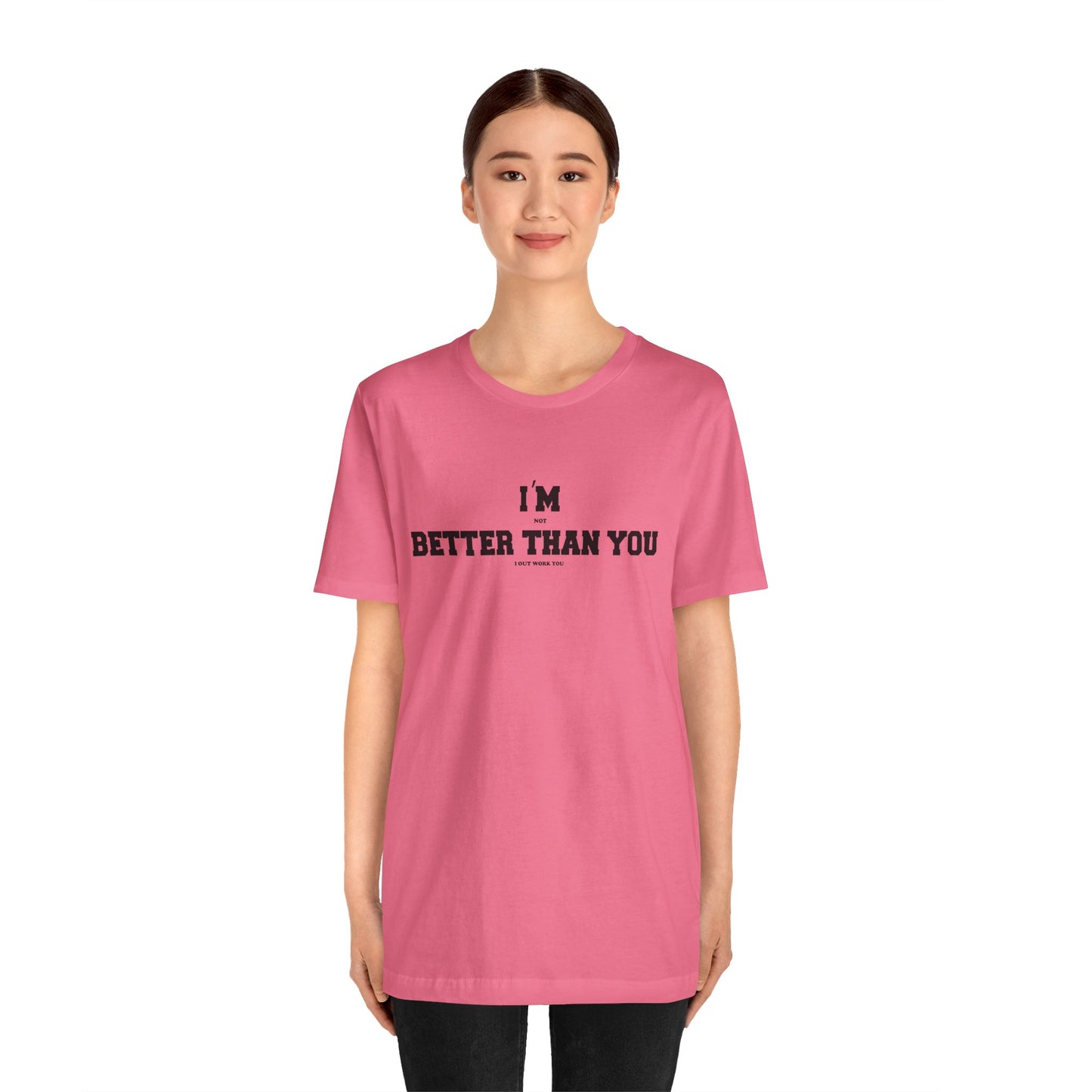 Motivational Unisex T-Shirt Athletic Practice Training Pink