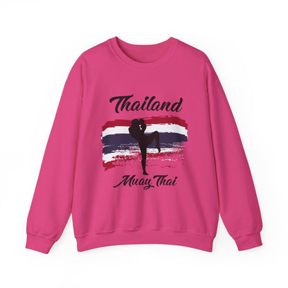 Unisex Muay Thai Sweatshirt Thailand Pink