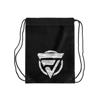 Athletic Accessory Drawstring Bag Black Fan Vendor Logo