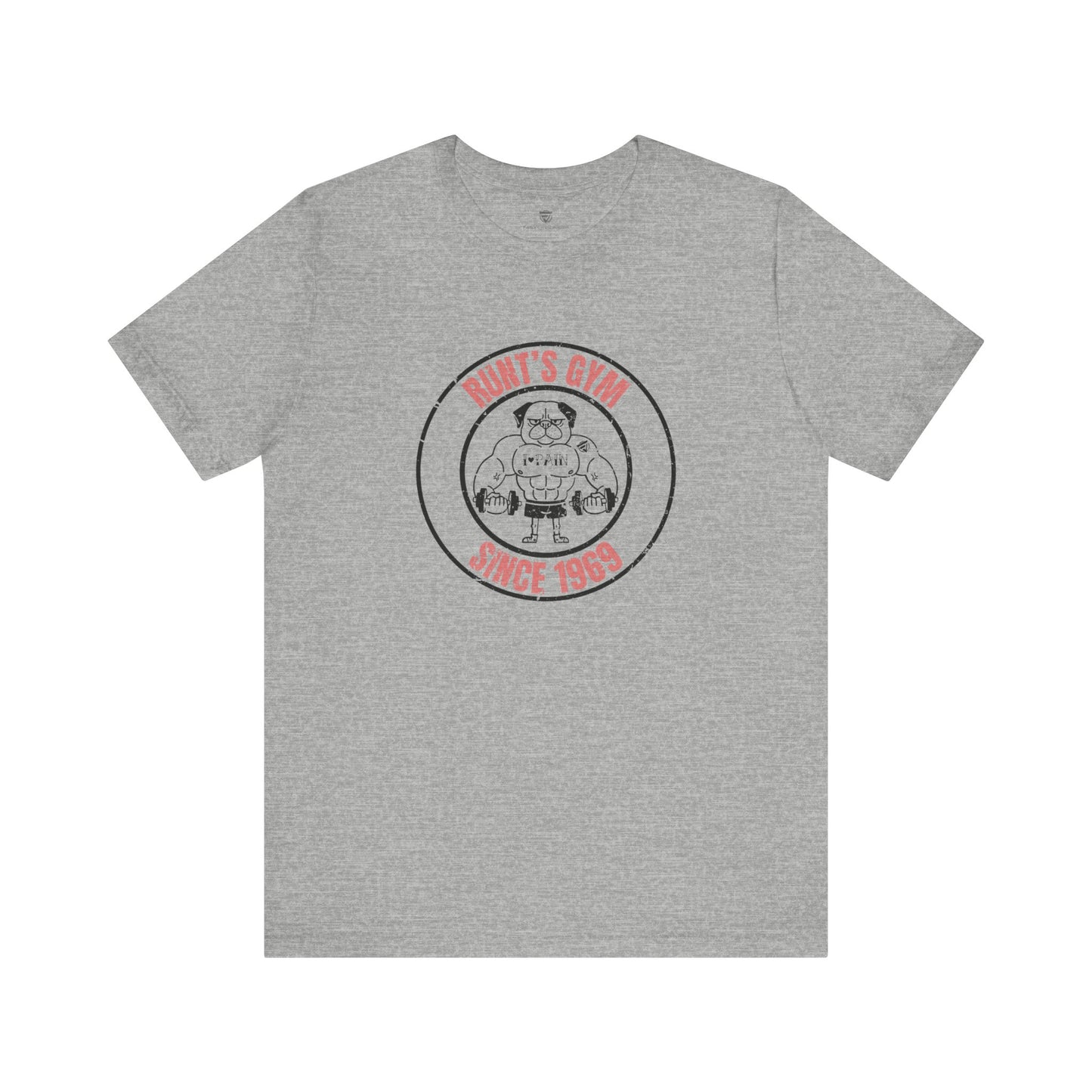 Funny Unisex T-Shirt Gym Grey