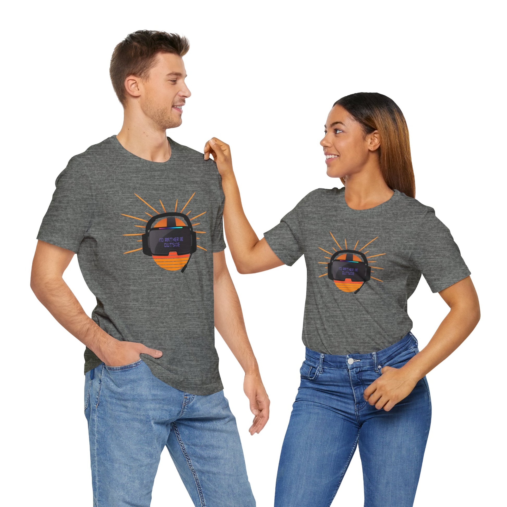 Funny Unisex T-Shirt Gamer Grey