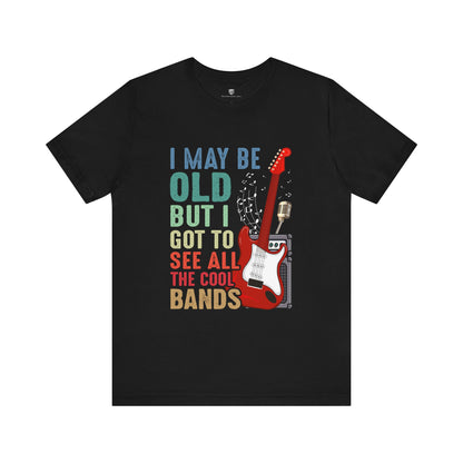 Funny Unisex T-Shirt Music Bands Rock Black