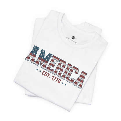 Unisex Graphic T-Shirt - Patriotic - 1776 - America