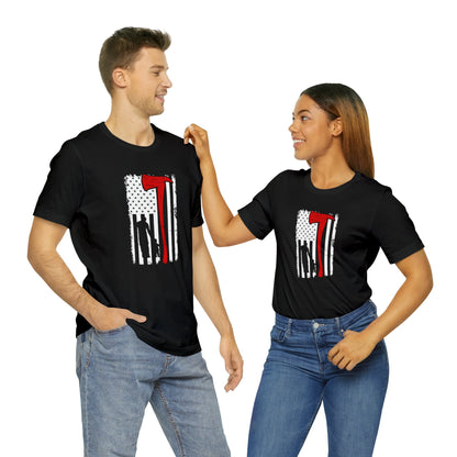 Patriotic Fireman Graphic Tee Unisex