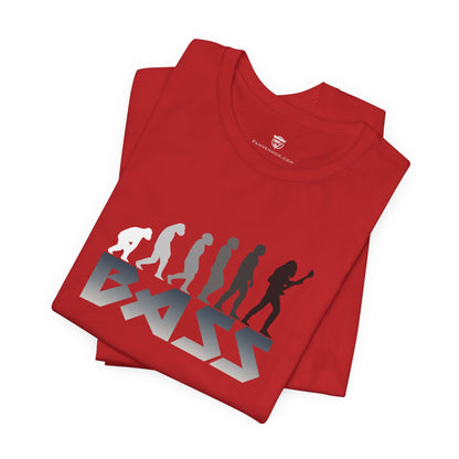 Unisex T-Shirt Bass Guitar Red