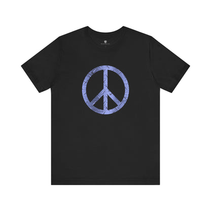 Cool Unisex T-Shirt Peace Sign Black