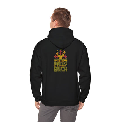 Unisex Hoodie Deer Hunter Black