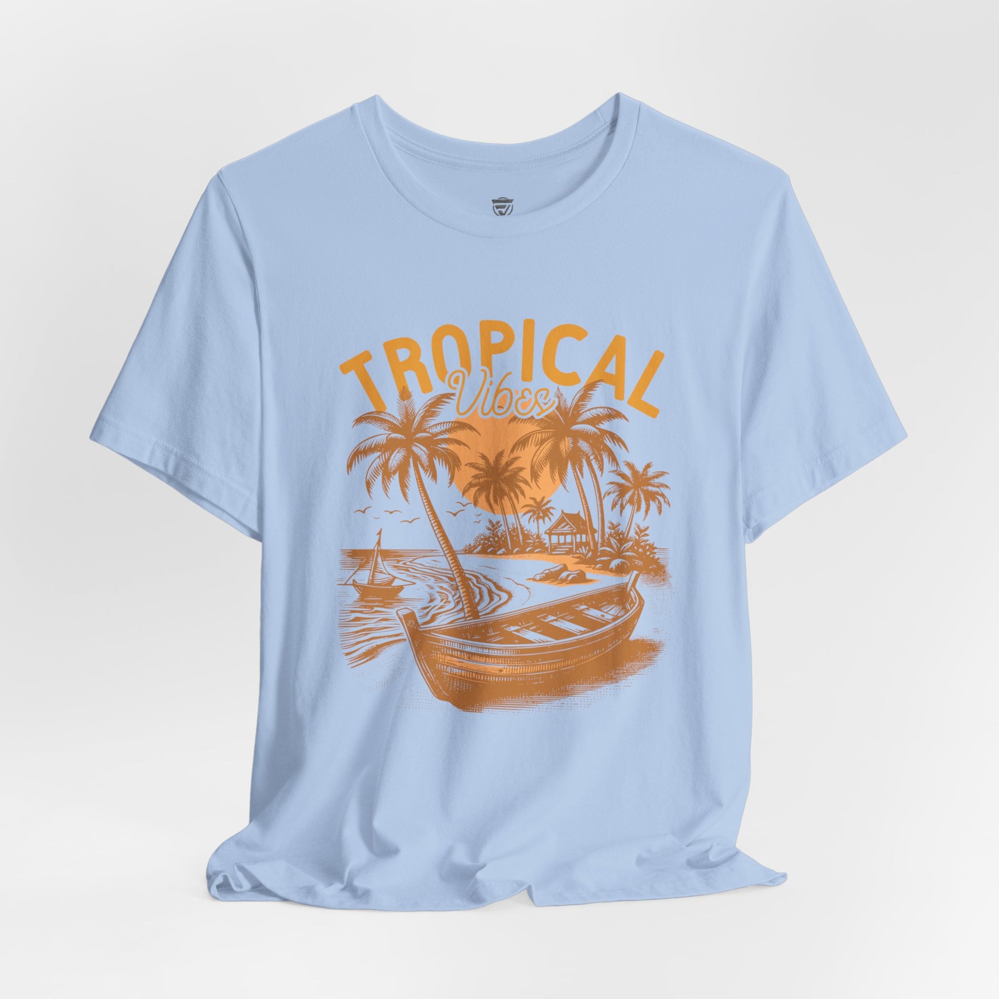 Unisex T-Shirt Vacation Beach Island Blue