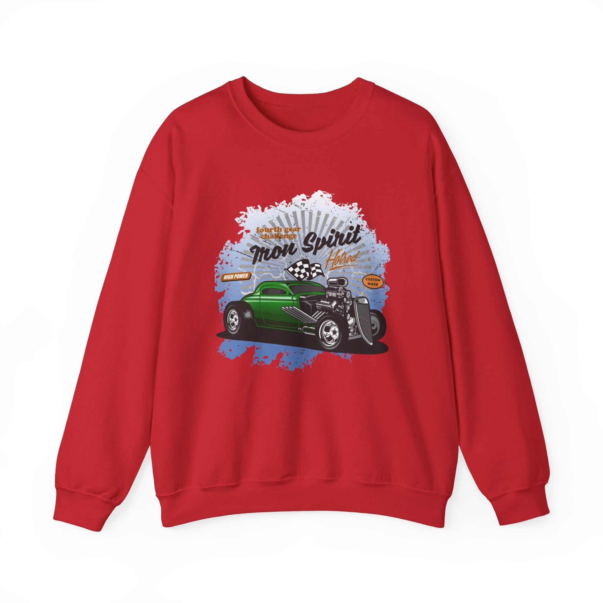 Unisex Cool Sweatshirt Hotrod Red