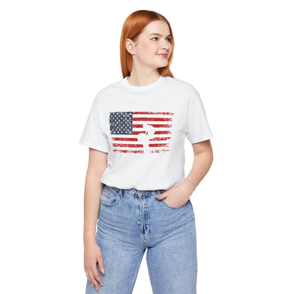 Unisex T-Shirt Mom America White