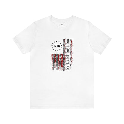 We The People American Flag Tee White