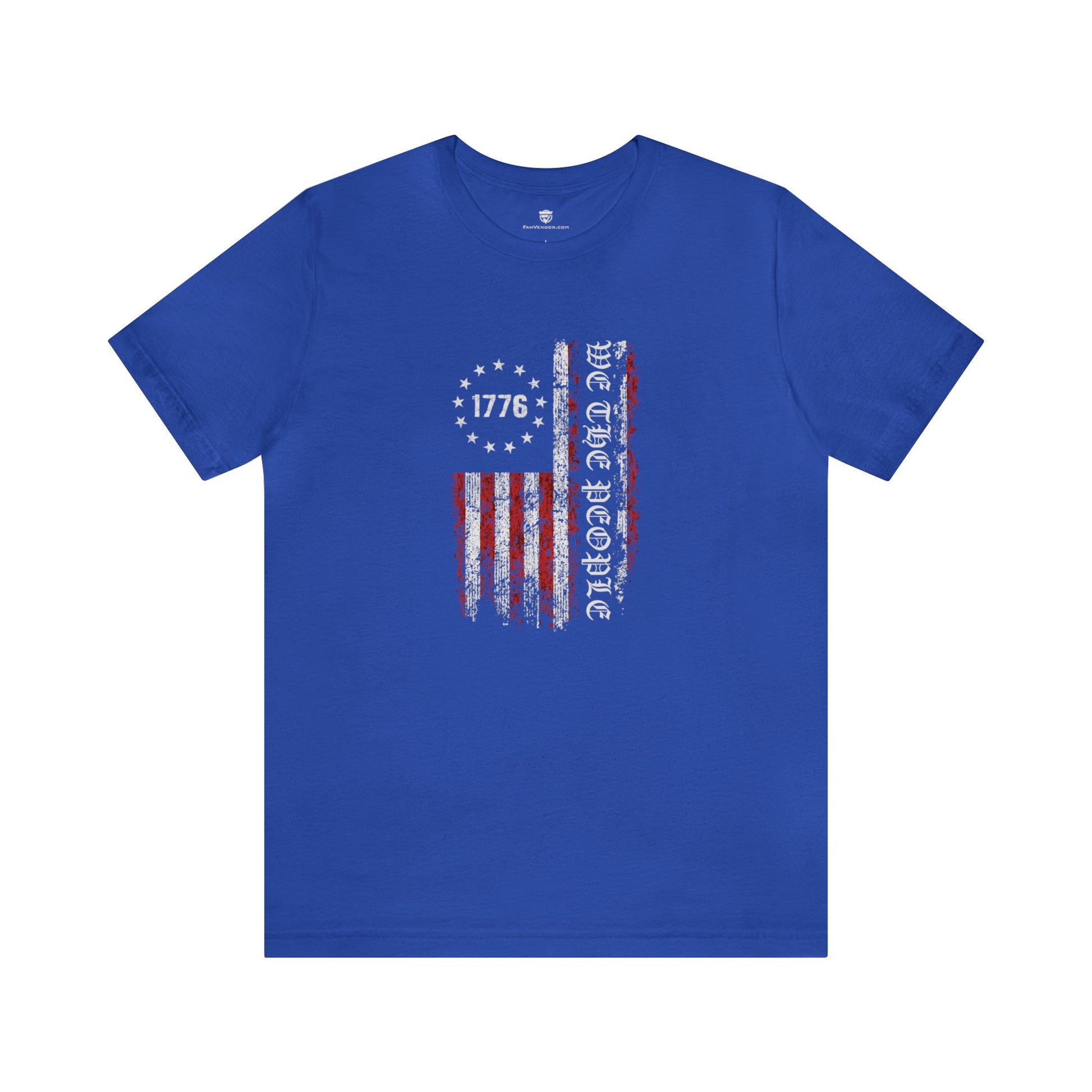 We The People American Flag Tee Blue