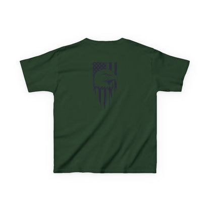 Green t-shirt on a white background