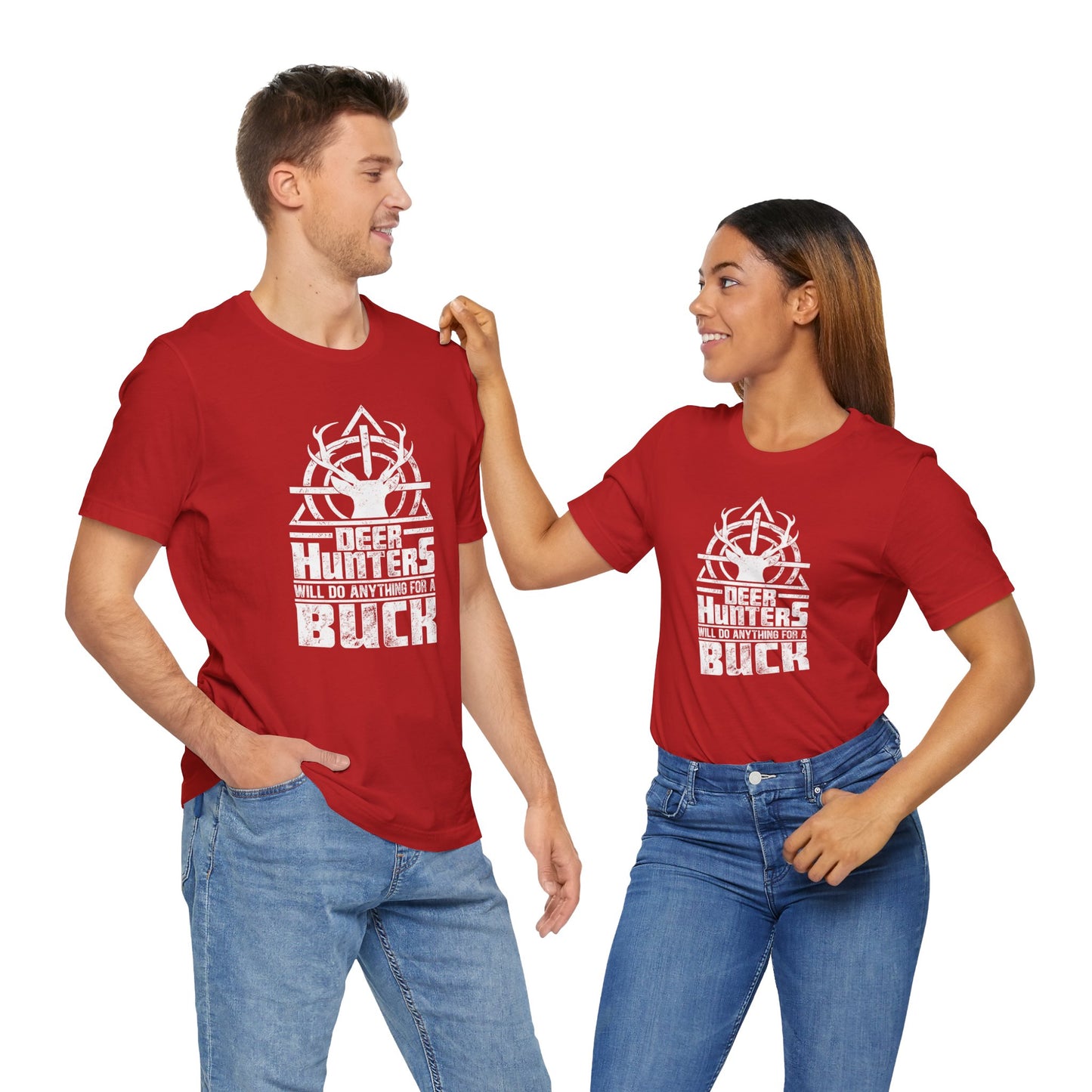 Cool Hunter Unisex T-Shirt Deer Red