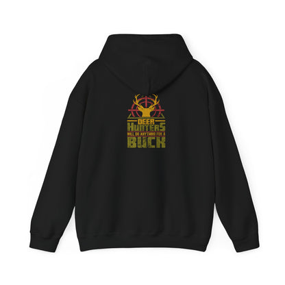 Unisex Hoodie Deer Hunter Black