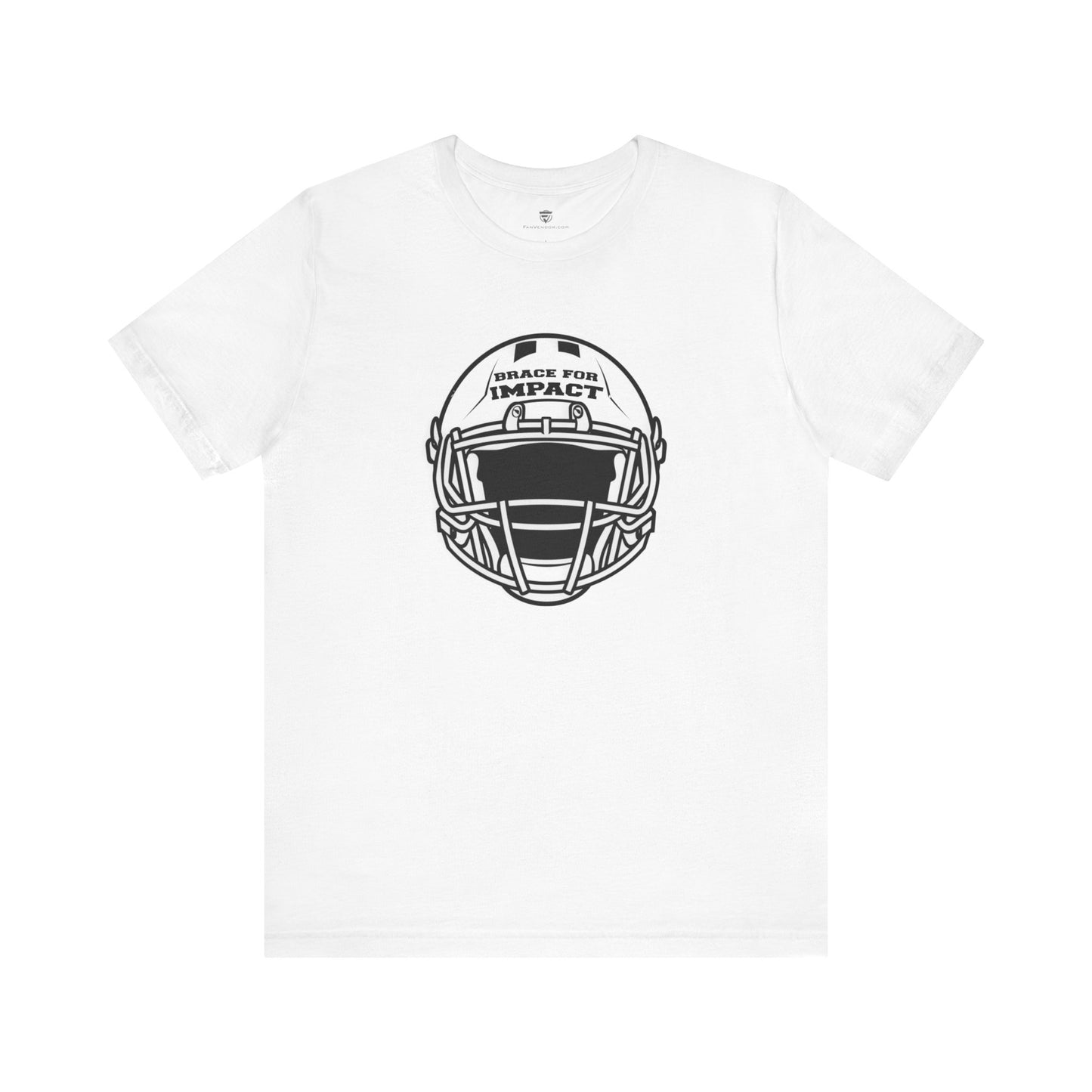 Motivational Unisex T-Shirt Football White