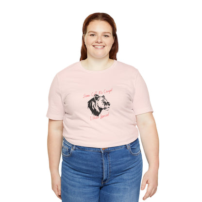 Funny Unisex T-Shirt Cougar Pink