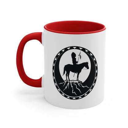 Accent Coffee Mug Native American Red