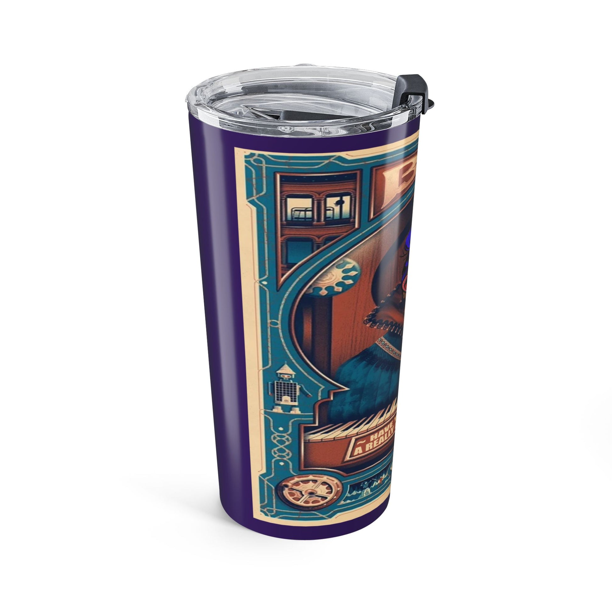Tumbler 20oz with graphic design.