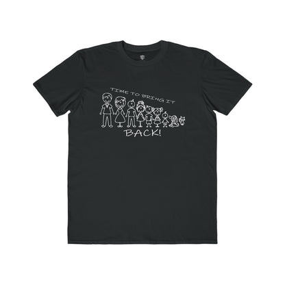 Positive Men's T-Shirt Family Black