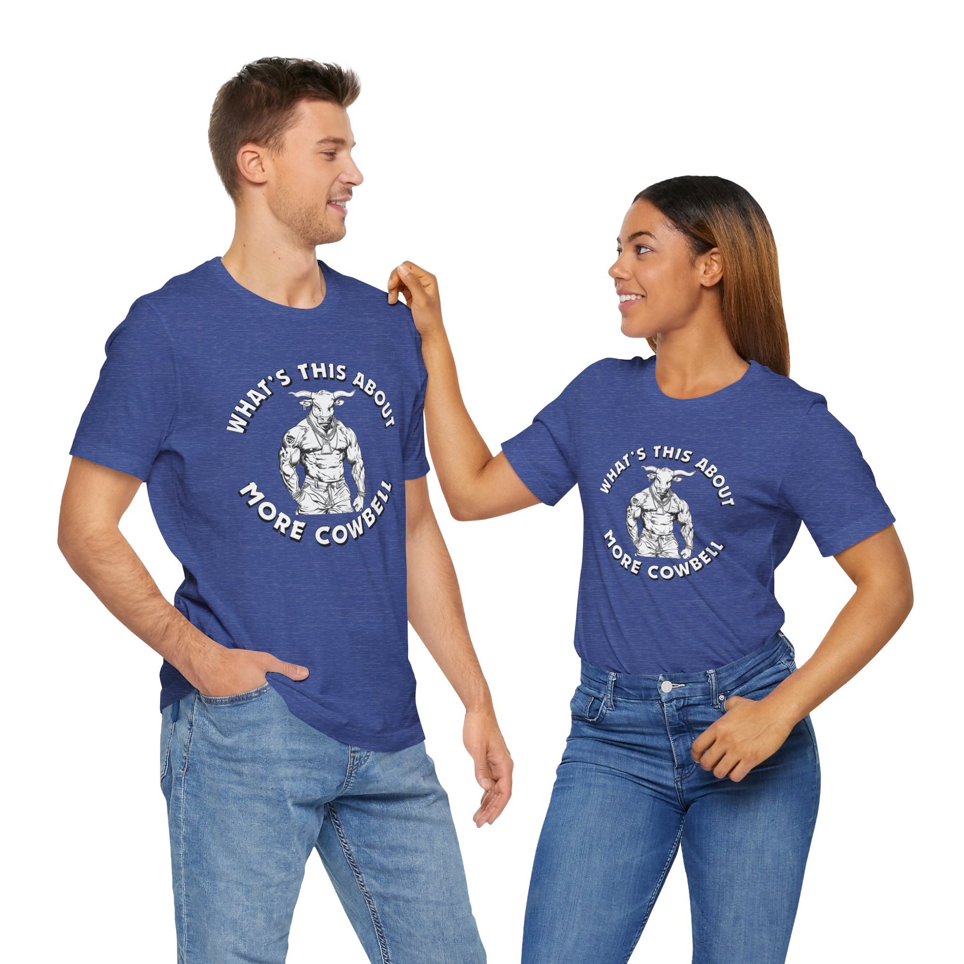 Funny Unisex T-Shirt Heather Blue