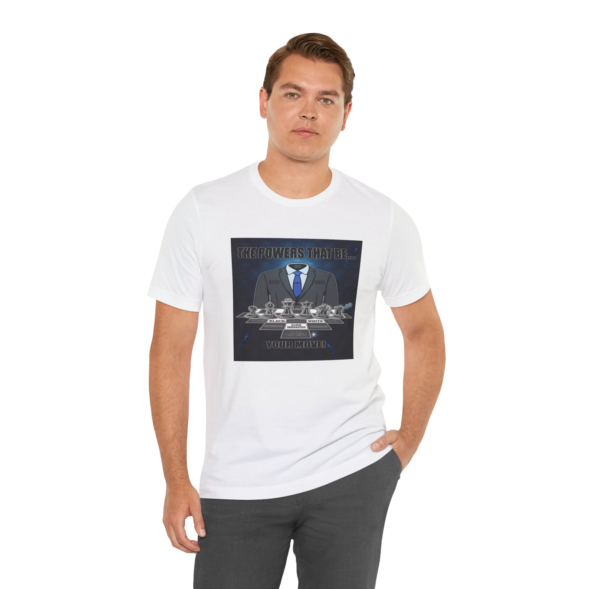 T-Shirt with chess design