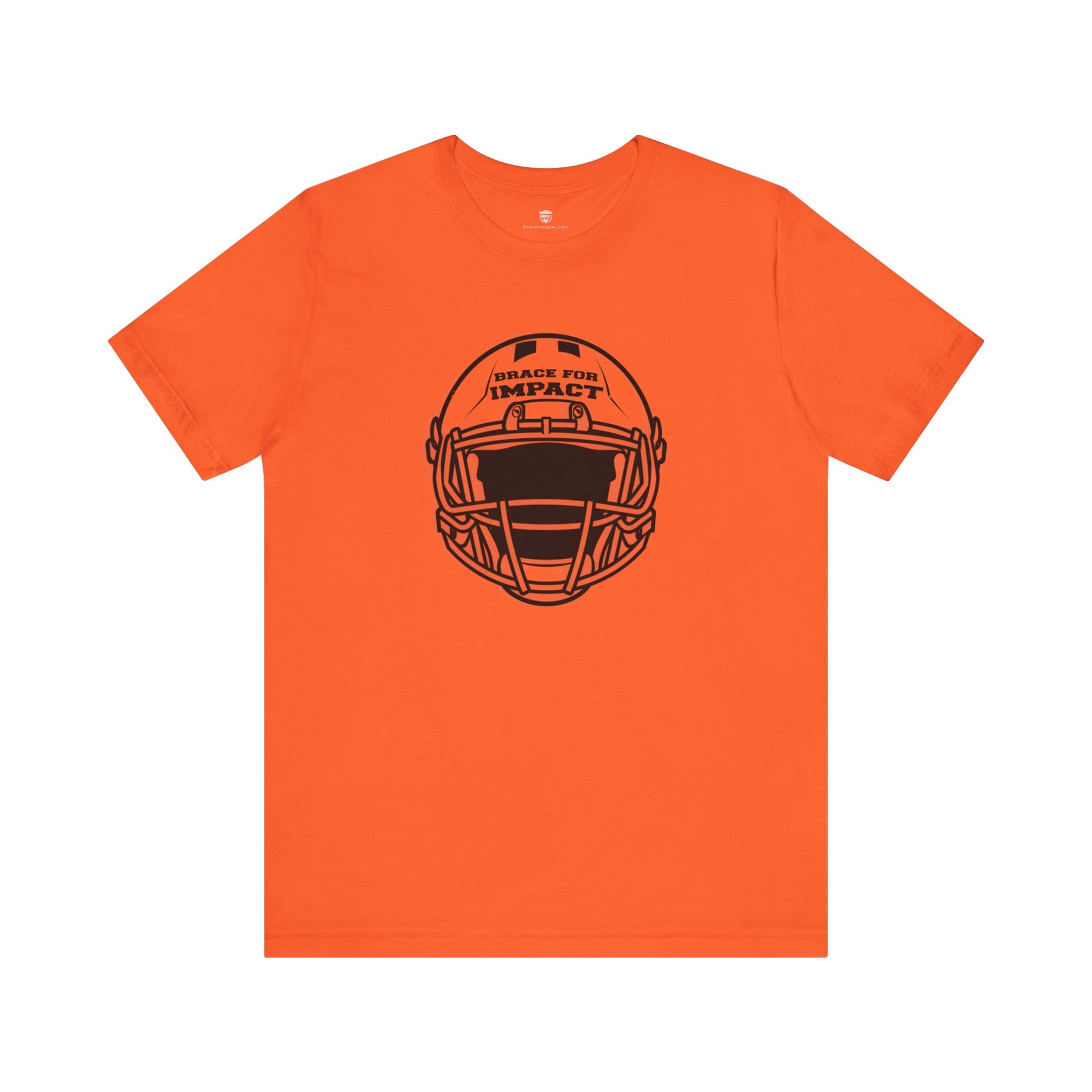 Motivational Unisex T-Shirt Football Orange