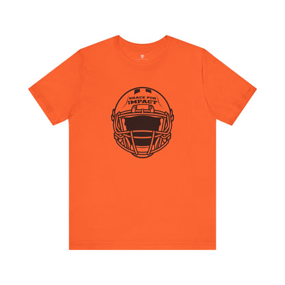 Motivational Unisex T-Shirt Football Orange