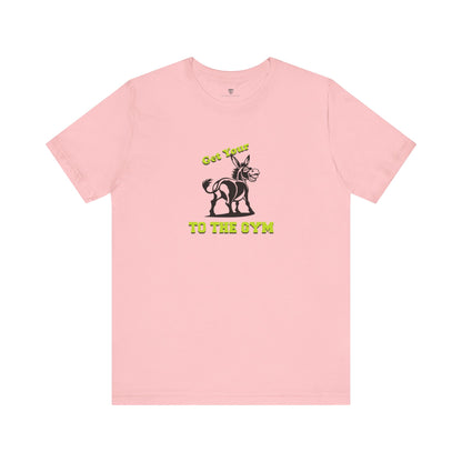 Funny Unisex T-Shirt Gym Exercise Fitness Pink