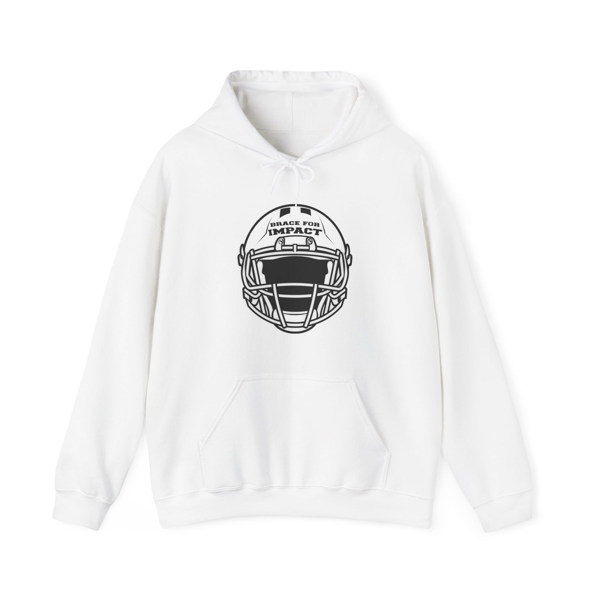 White Football Hoodie