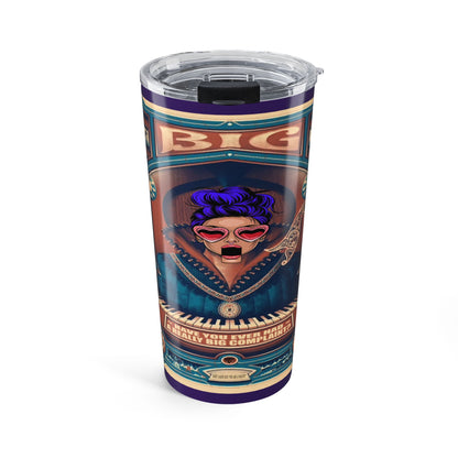Tumbler 20oz with graphic design.