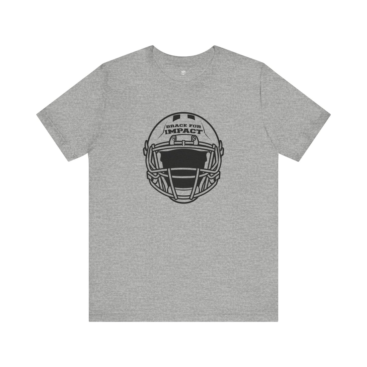 Motivational Unisex T-Shirt Football Grey